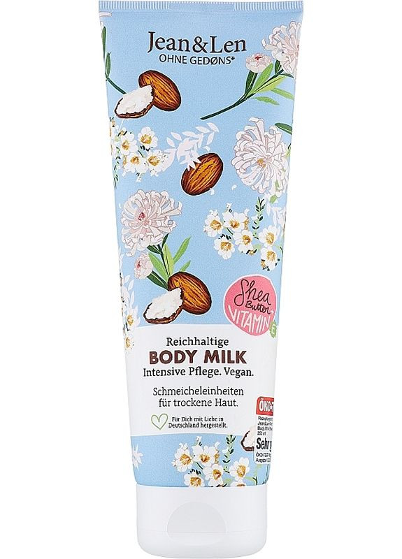 Молочко для тела Керамидный комплекс Кокосовое масло, 250 мл Jean & Len (368231566)