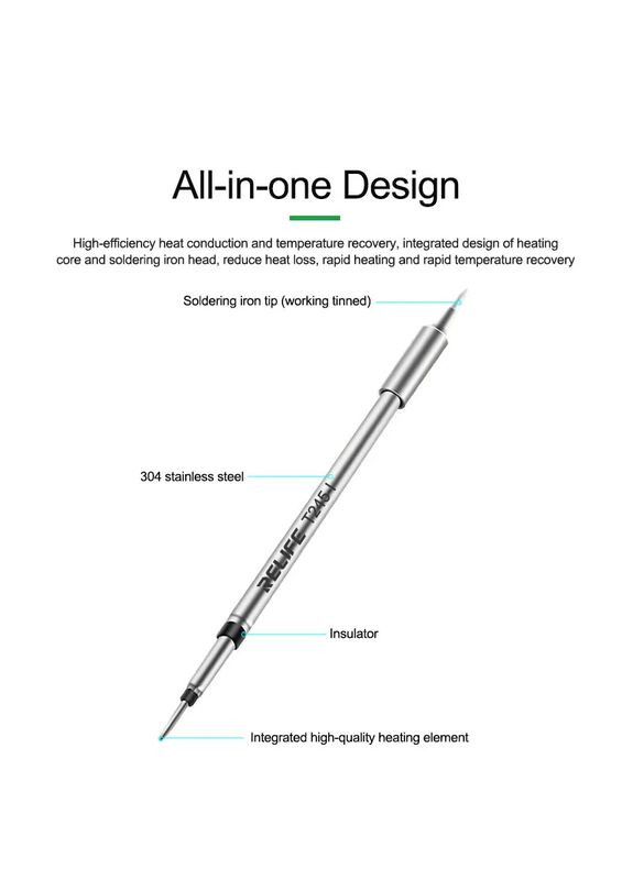 Жало, наконечник RL-T245-SK / лезо / для паяльника / паяльних станцій Relife (322567205)