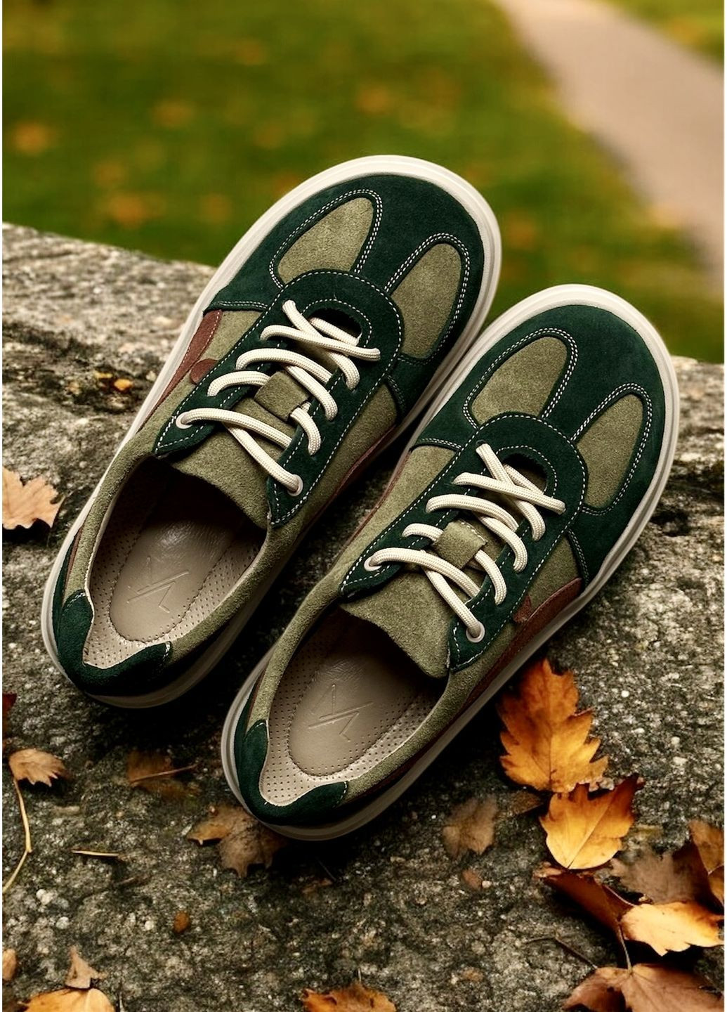 Кроссовки Marandi зелёные демисезоны (363853789)