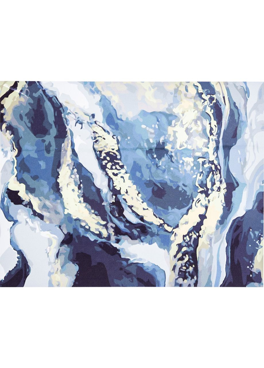 Картина по номерам для взрослых развивающая акриловая с лаком Gray gold and white см SY6389 Strateg (362425068)