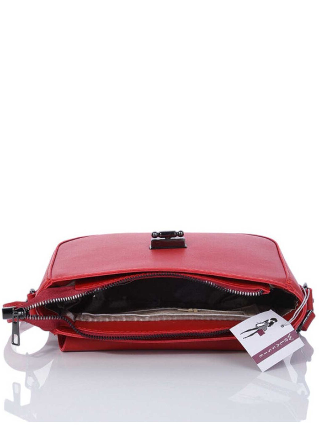 Сумка женская красная из экокожи с плечевым ремнем для повседневного использования молодежная сумка ProDobro (367265361)