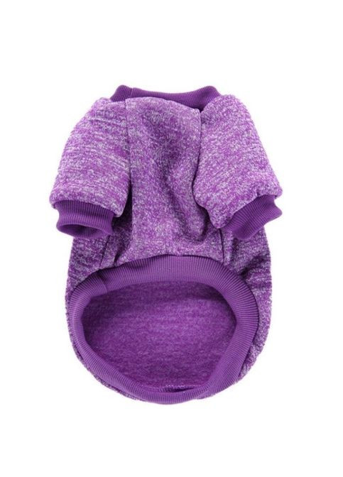 Кофта рябая для собак и кошек Purple фиолетовая Ecotoys (276394210)