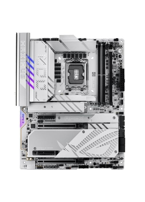 Материнcька плата ROG MAXIMUS Z890 APEX s1851 Z890 2xDDR5 M.2 Thunderbolt DP Wi-Fi BT ATX білий Asus (314748112)