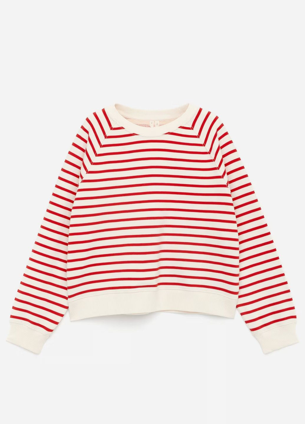 Білий світшот Arket смужка (331695682)