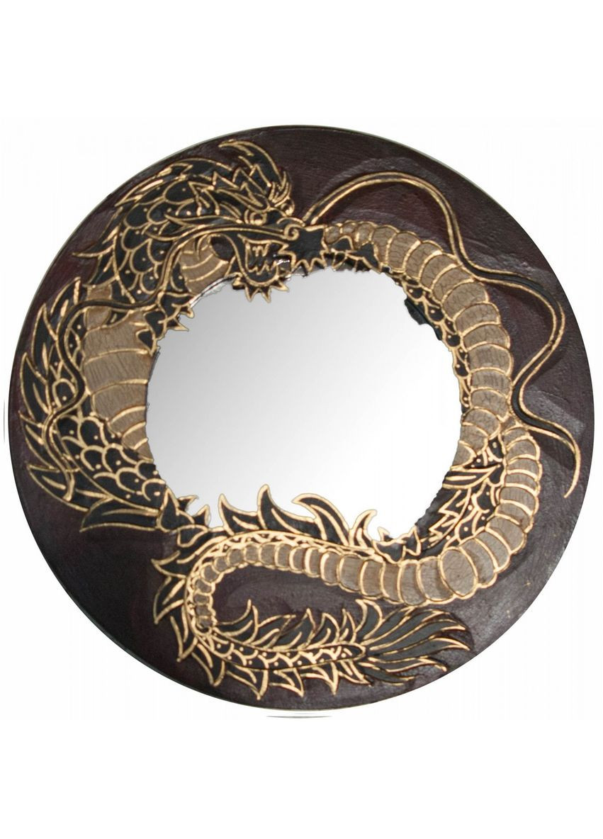 Зеркало мозаичное "Дракон" красный (d30 см) No Brand (316717646)