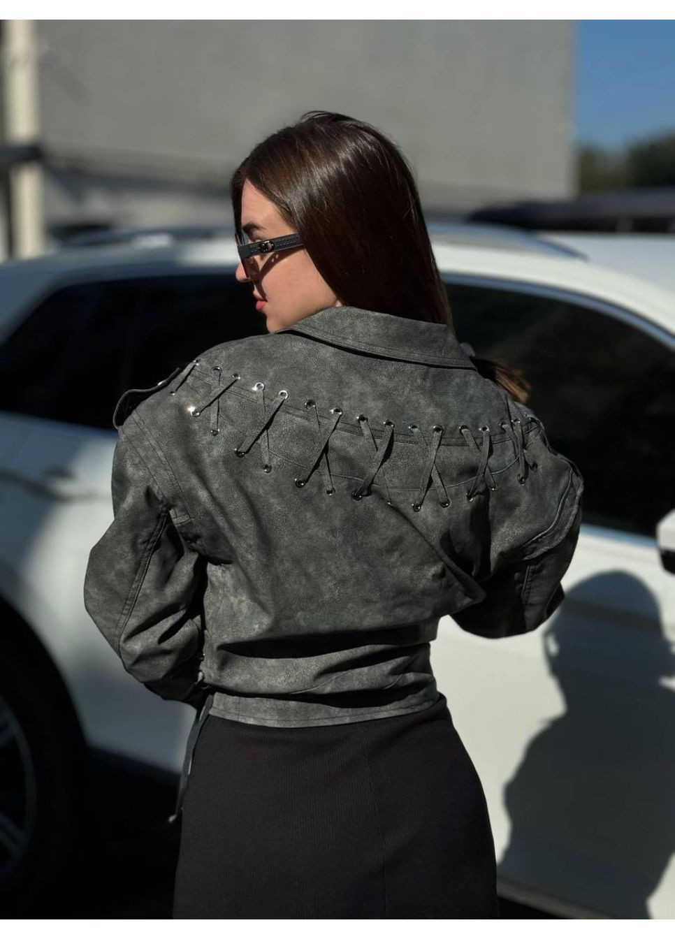 Графитовая демисезонная косуха MAAAARKA