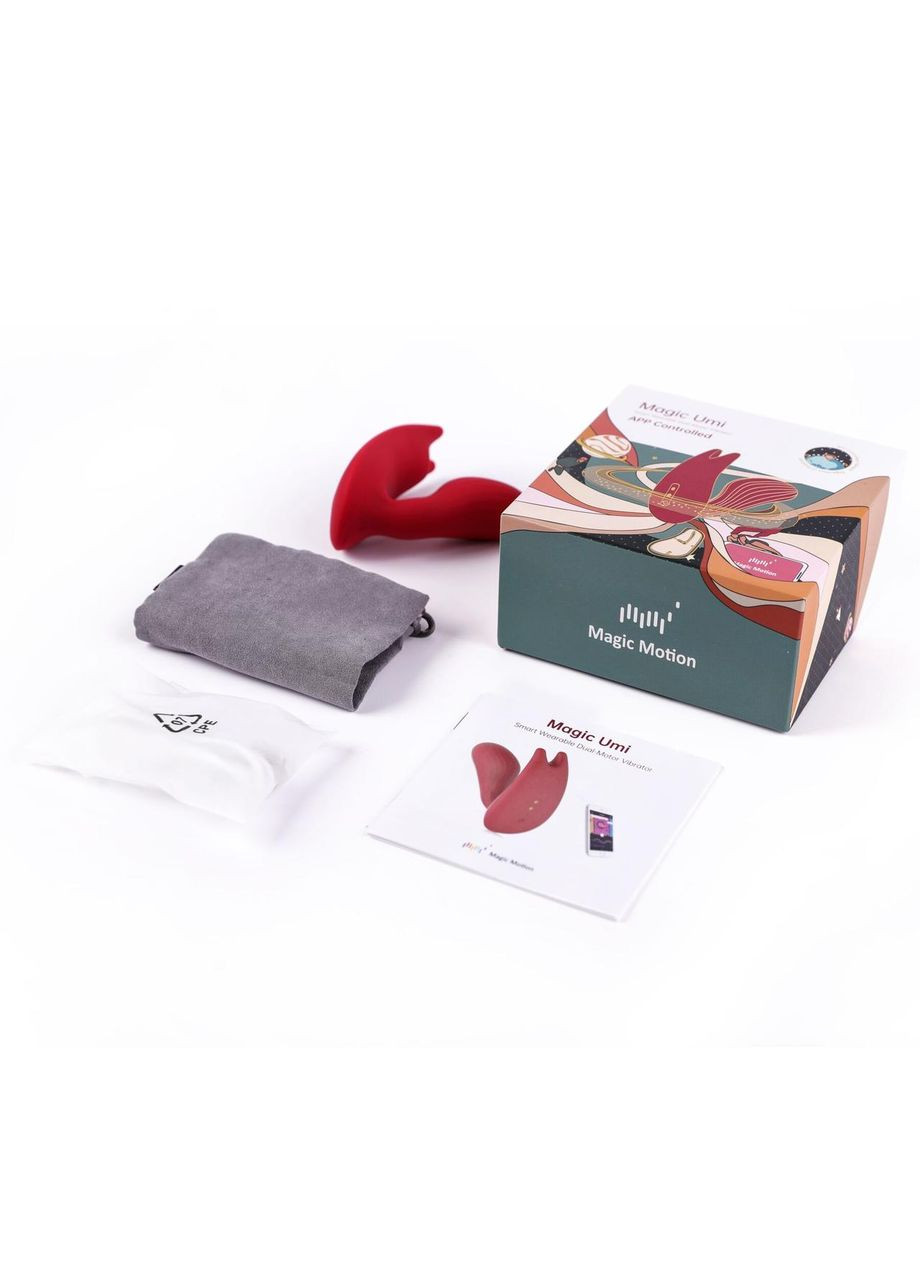 Смарт-вібратор Magic Motion Umi Red No Brand (366878409)