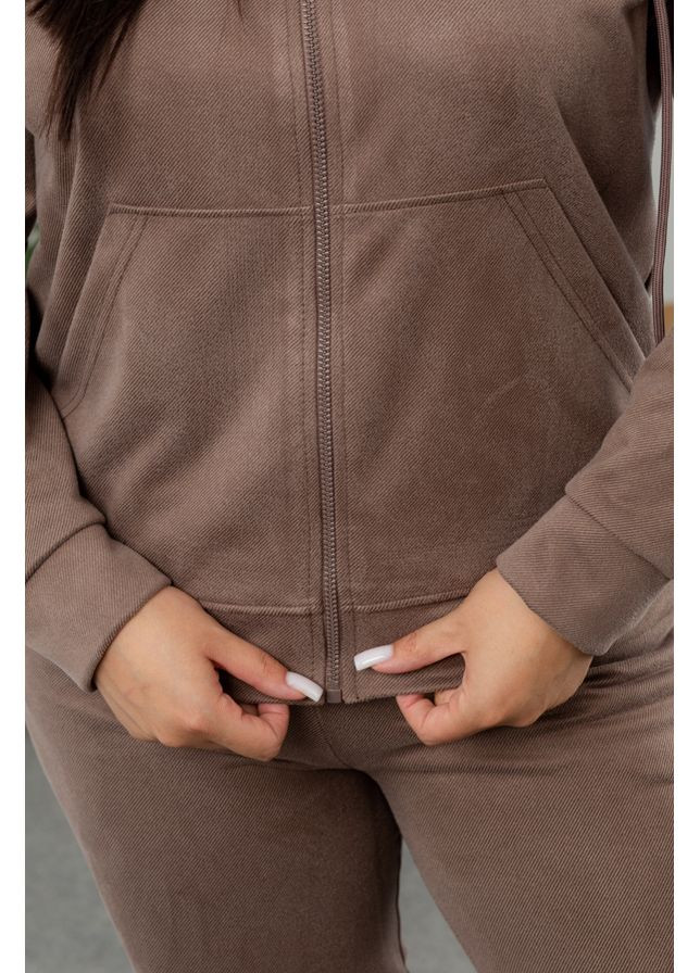 Костюм жіночий замшевий повсякденний 25.1417 58( ) Світло коричневий AKSAN (361149285)