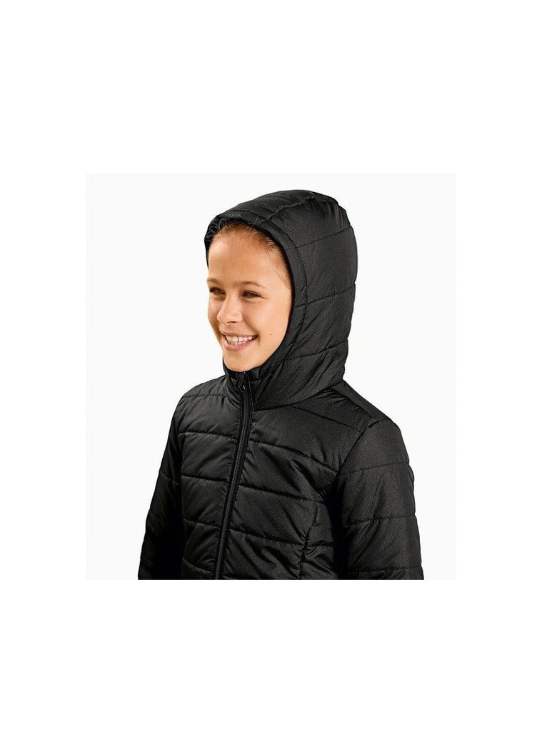 Черная демисезонная куртка демисезонная водоотталкивающая и ветрозащитная для девочки 318071 Pepperts