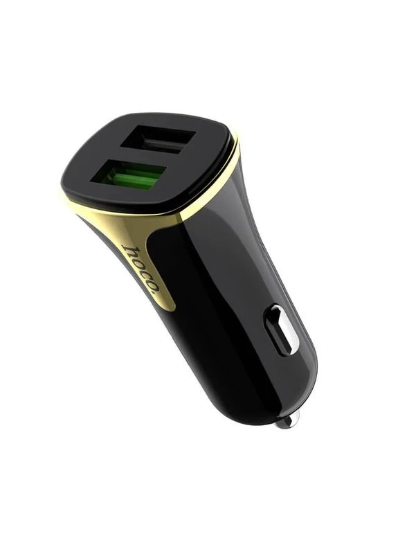 АЗП Z31 2USB 3.4A 18W QC3.0 чорний Hoco (400059483)