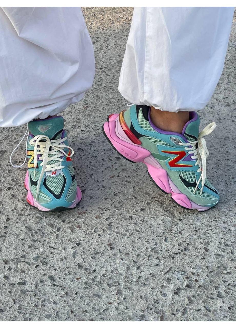 Цветные демисезонные кроссовки мужские new balance 9060 multi color нью беланс 9060 No Brand