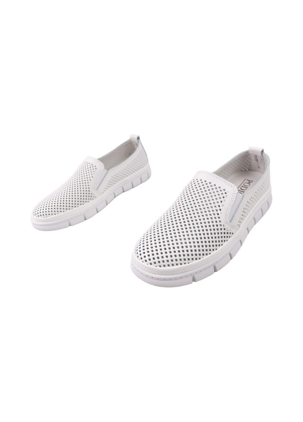 Podio Туфлі жіночі білі натуральна шкіра білий з, китай — (330405812)