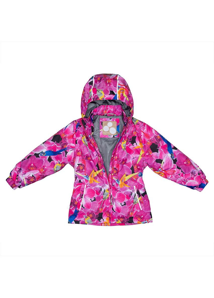 Фуксиновая комплект yonne fuchsia pattern/black, полиэстер, р.92, фуксия с черным () Huppa 41260014-91263-092