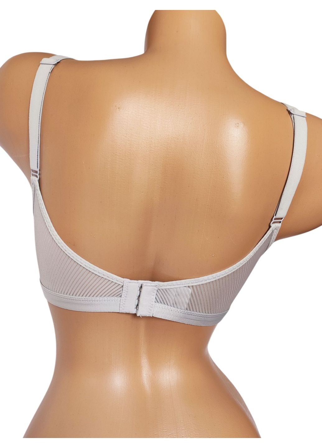 Серый топ бюстгальтер No Brand без косточек