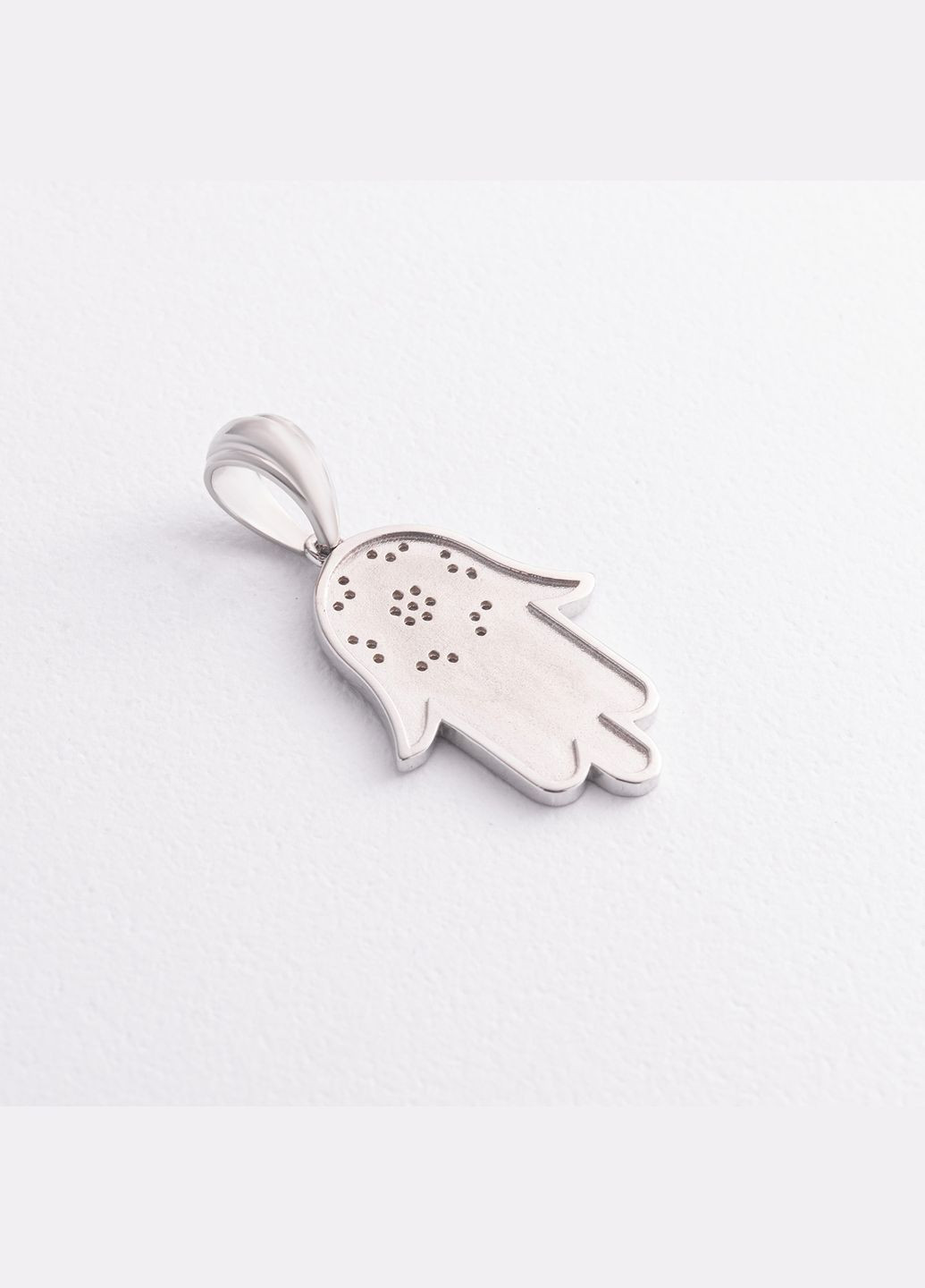 Серебряный кулон Хамса с фианитами 1187 Oniks (332675095)