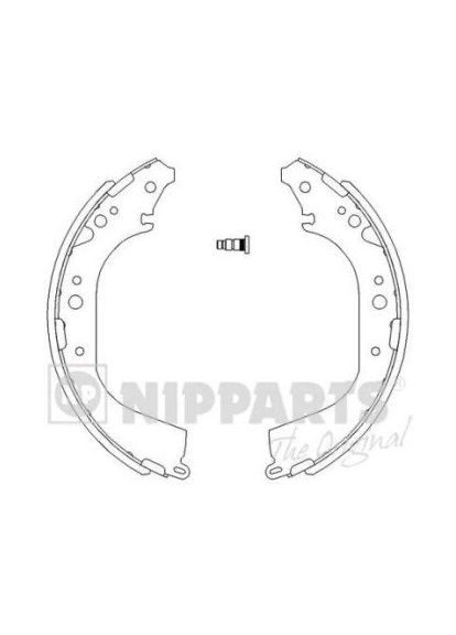 Тормозные колодки Nipparts (364834944)