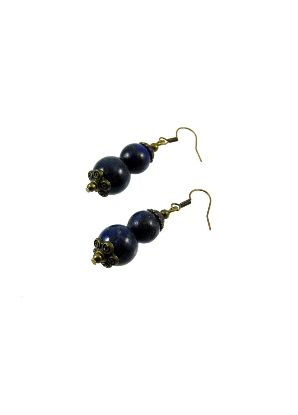 Эксклюзивные серьги Лазурит Fursa fashion (315591486)