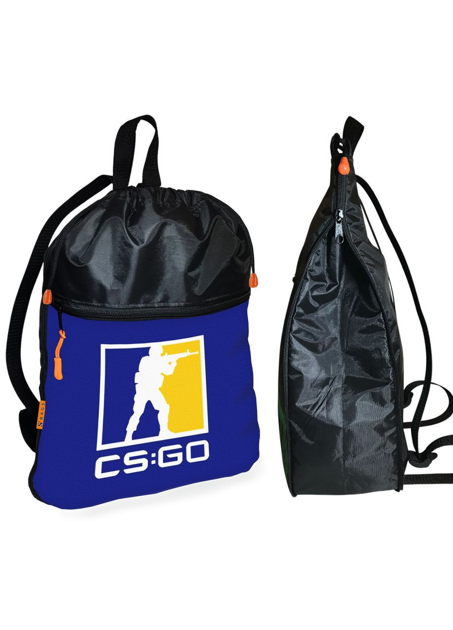 Рюкзак-мішок для взуття, спортивної форми CS:GO Counter-Strike дитяча сумка для змінки з розширювачем No Brand (324433376)