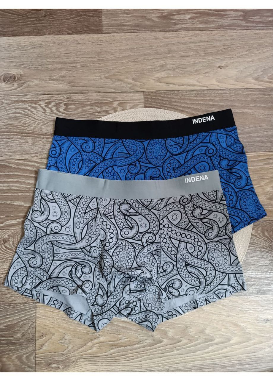 Набор БЕСПЛАТНЫХ мужских трусов-боксеров бамбуковых, размеры L-4XL Indena (364220874)