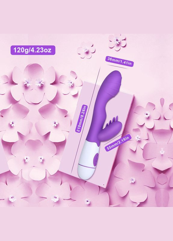 Вибратор двойной для клитора и точки G - Lilu Twix 5 с USB зарядкой American (303893965)