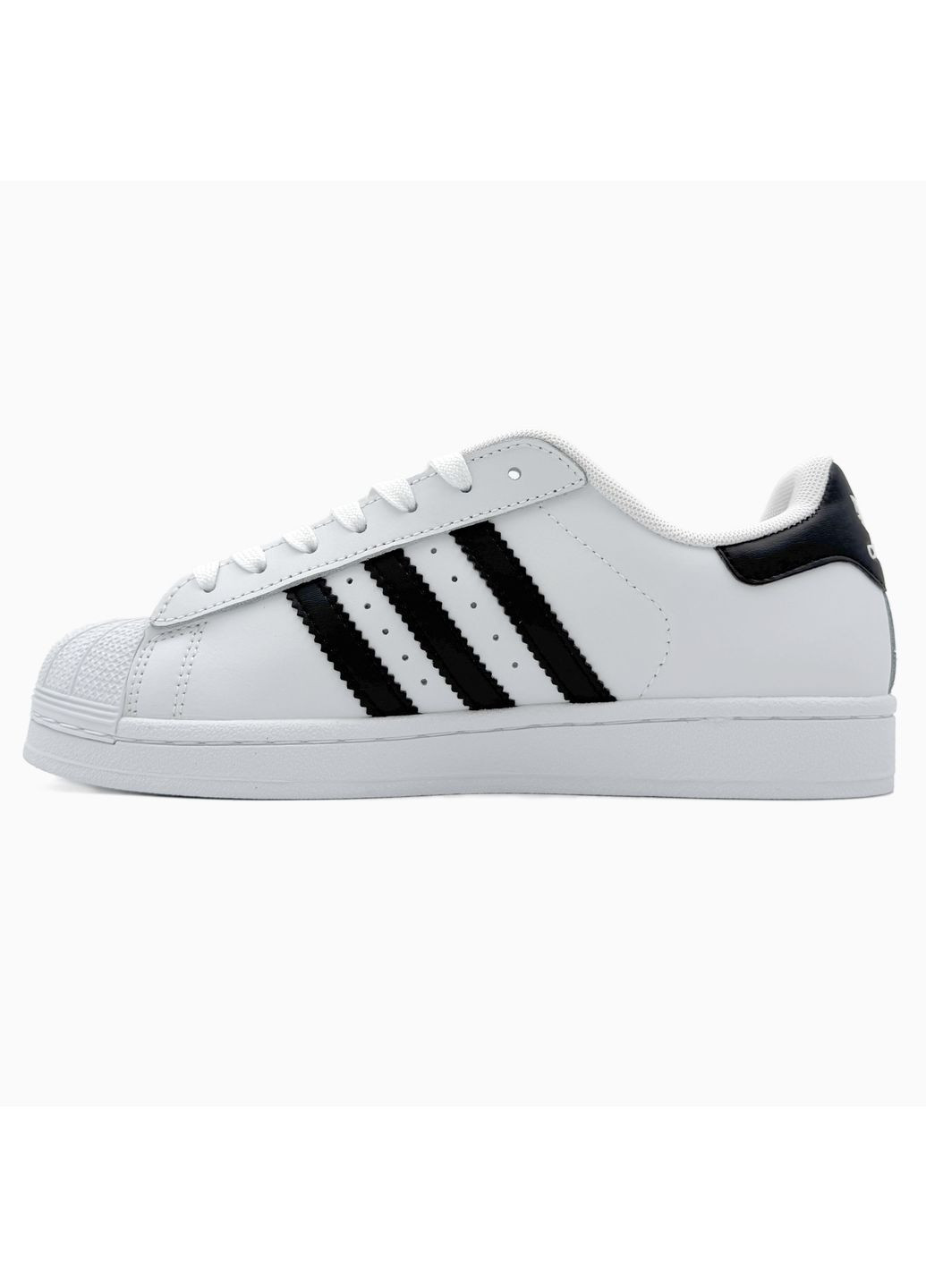 КРОСІВКИ ЖІНОЧІ ADIDAS SUPERSTAR BLACK / WHITE АДІДАС СУПЕРСТАР No Brand чорні демісезони (367175394)