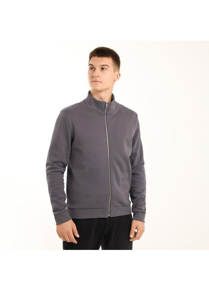 Стильна чоловіча кофта сіра весна/осінь No Brand (365754062)