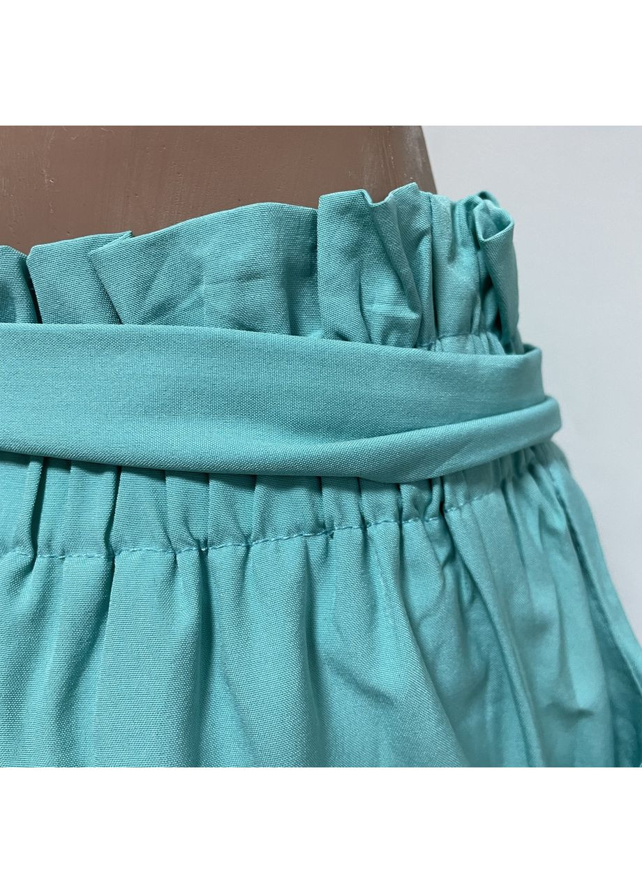 Шорти жіночі тонкі короткі легкі кишені пояс гумка S м'ята No Brand (363053933)