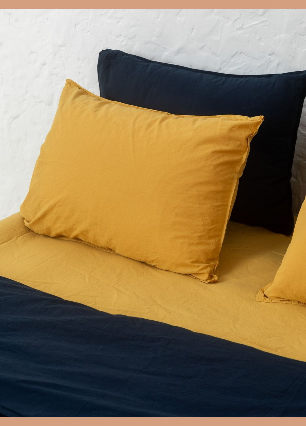 Комплект белья из вареного хлопка Brave семейный, Простыня без резинки Leglo (300371055)