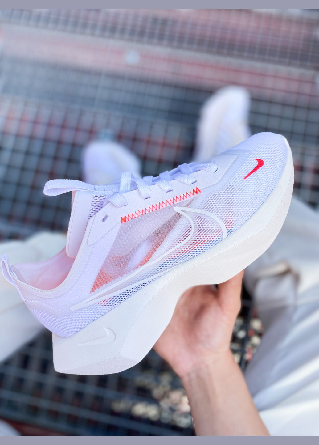 Кросівки жіночі Nike Vista Lite White Red | Найк Віста Лайт білі No Brand білі демісезони (338552355)