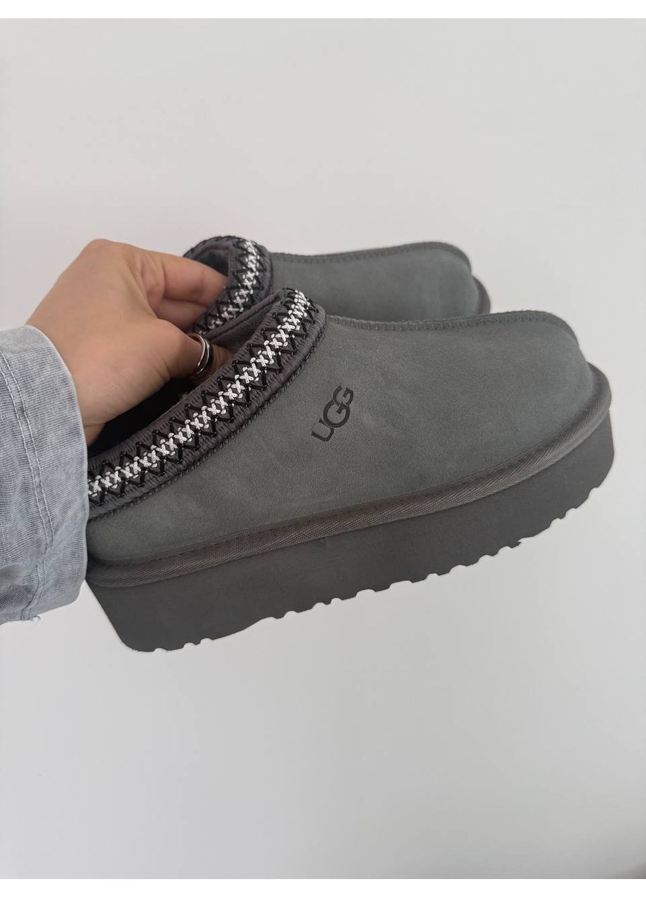 Уггі сірі зимові жіночі Таз UGG Tazz Platform Grey No Brand (367261492)