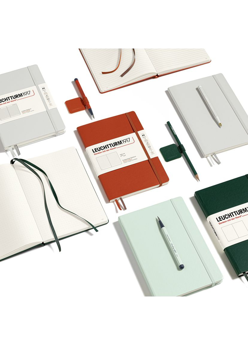 Блокнот, Середній, М'яка обкладинка, Forest Green, Чисті аркуші Leuchtturm1917 (277927774)
