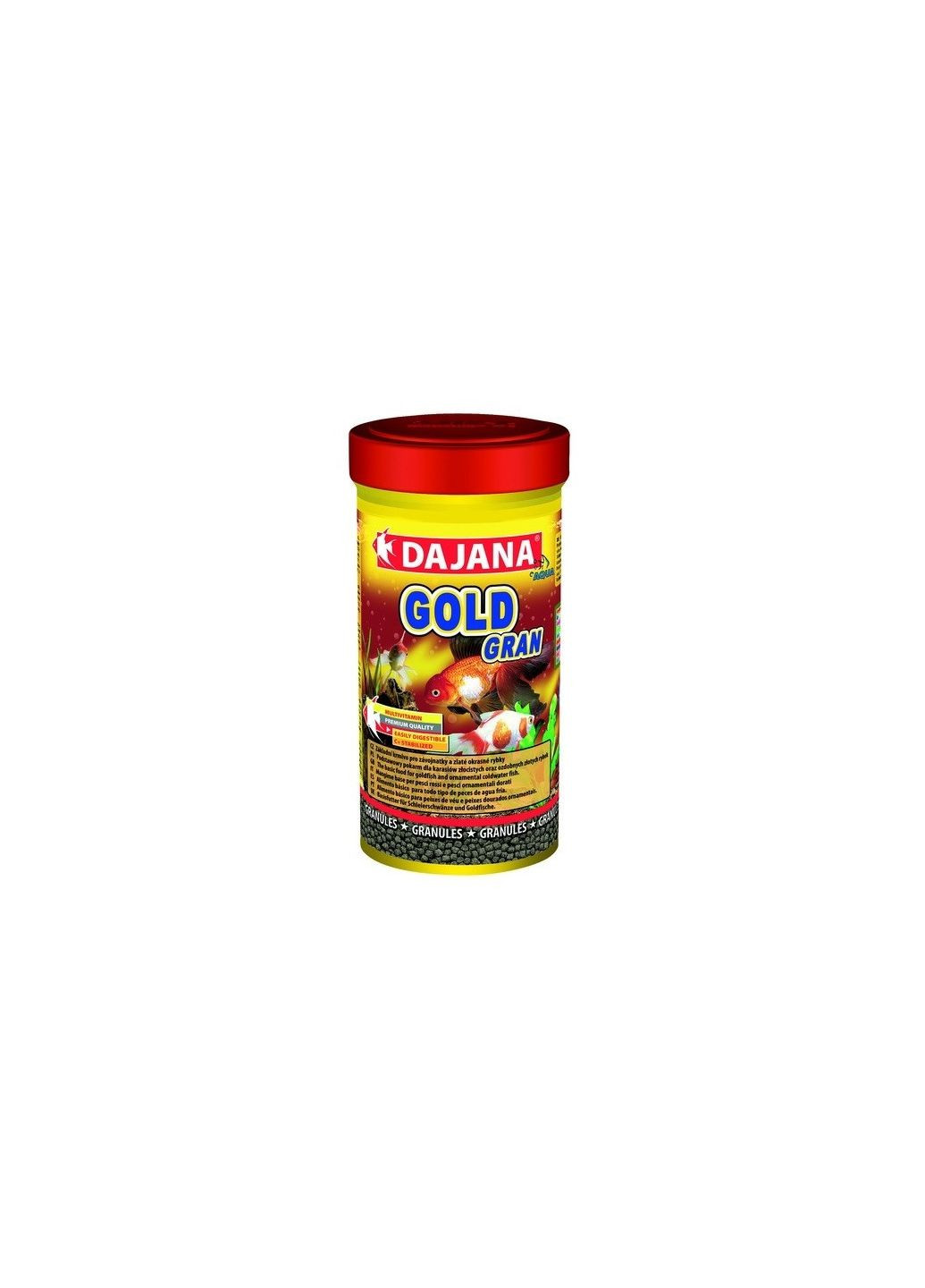 DAJANA GOLD GRAN Корм для золотих карасів та декоративних рибок у гранулах 250 мл/110 г DP101B(5056) Dajana Pet (280916436)