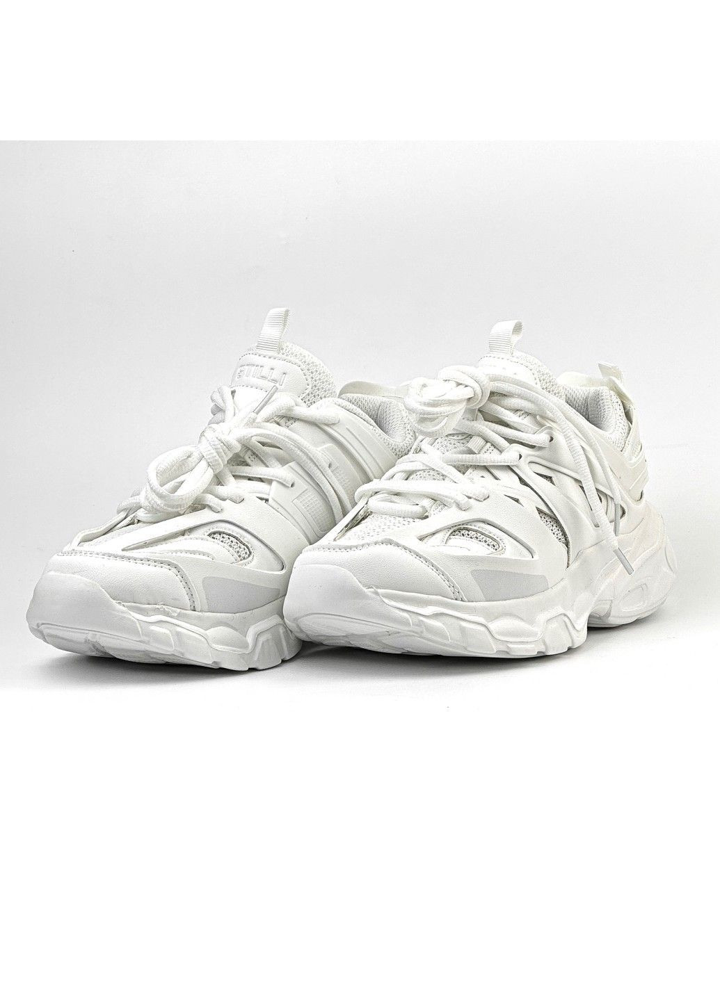 Белые демисезонные кроссовки белые тр Stilli