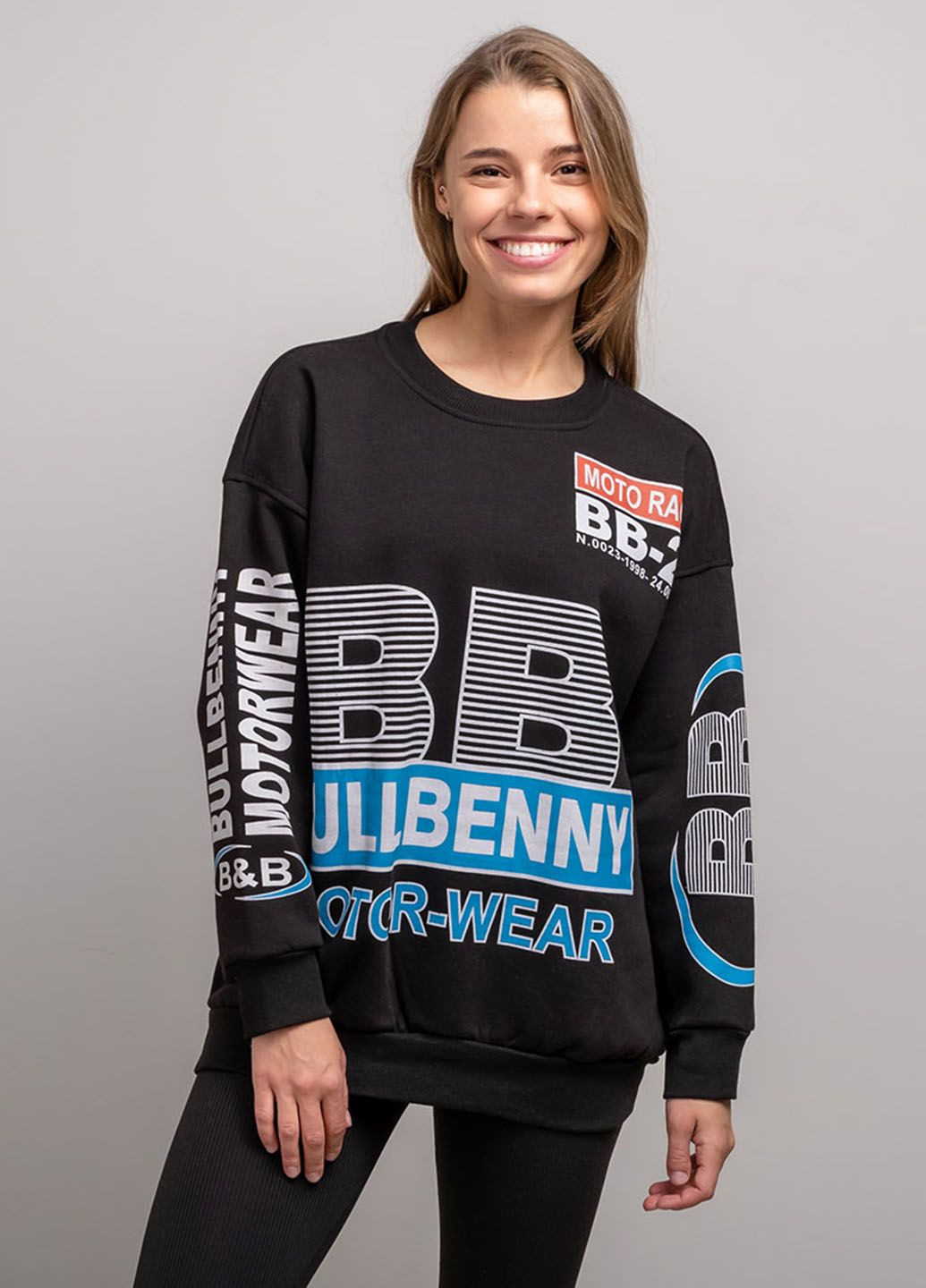 Чорний світшот жіночий чорний 341495 Power (267895274)