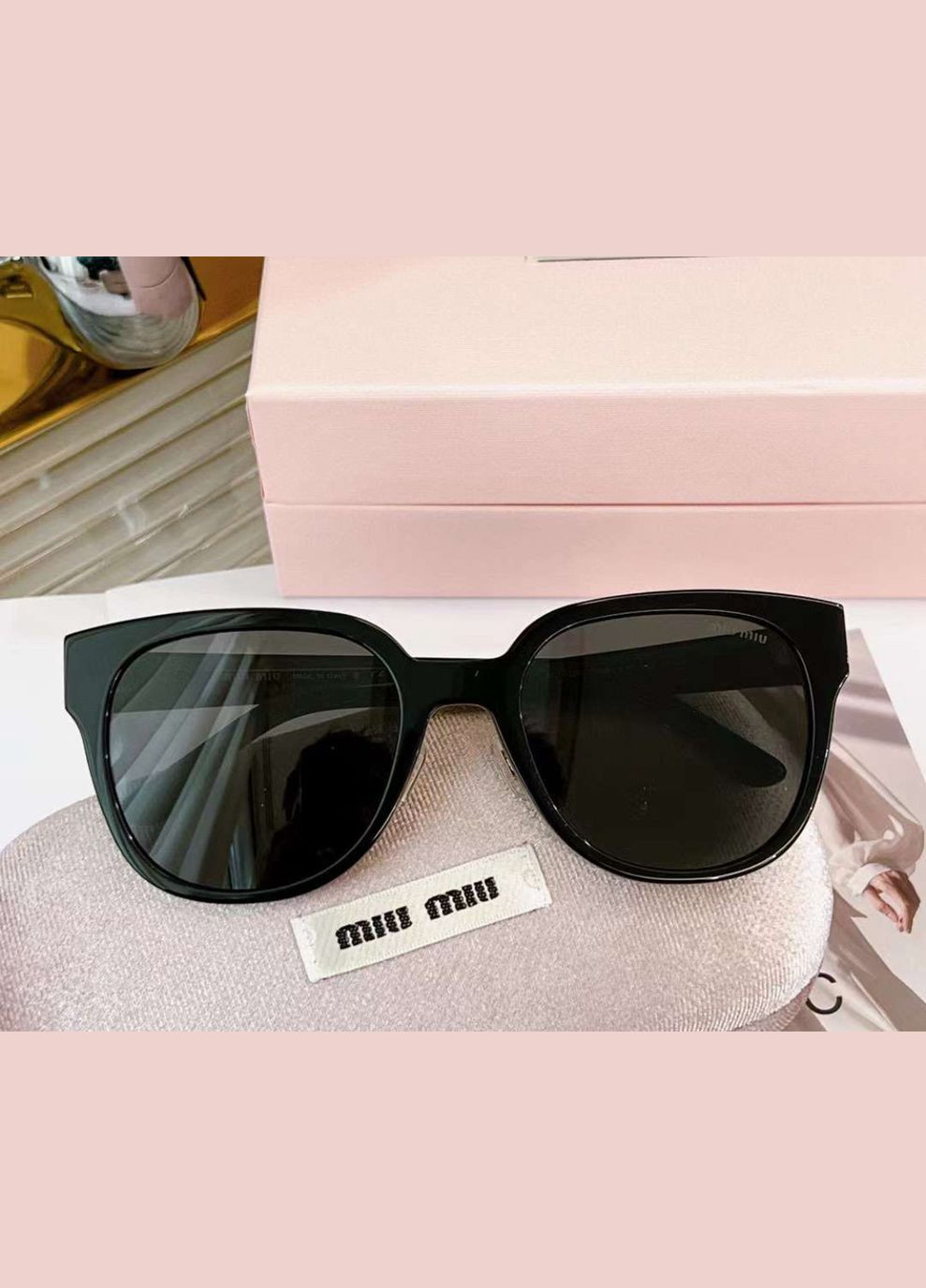 Женские солнцезащитные очки MU 01ZS LUX No Brand (322156675)