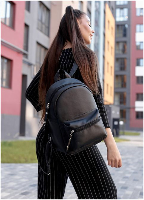 Рюкзак женский из экокожи Talari LSH Черный Sambag (301871167)