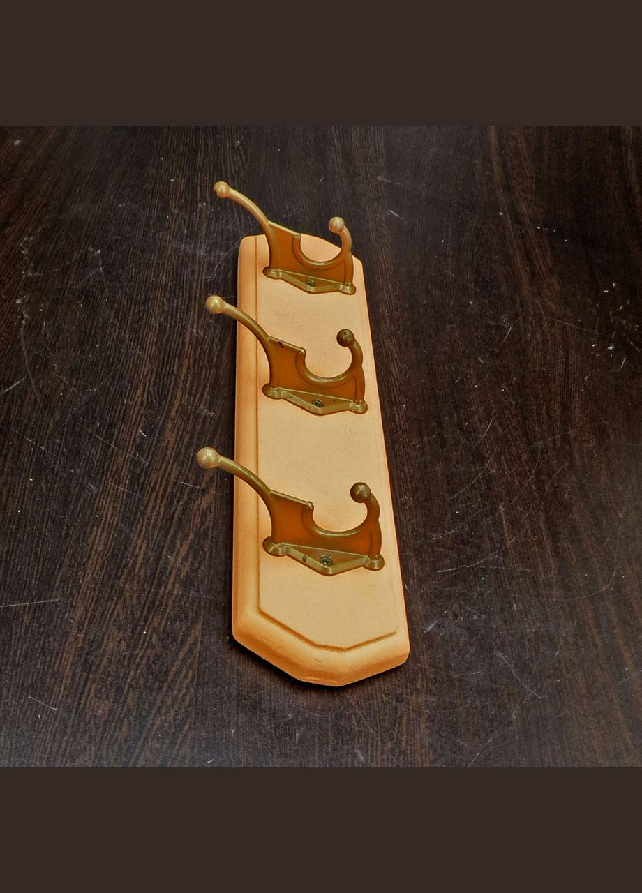 Вешалка для одежды из дерева Гатино 3 грейпфрут (ВДО-301554) No Brand (327866260)