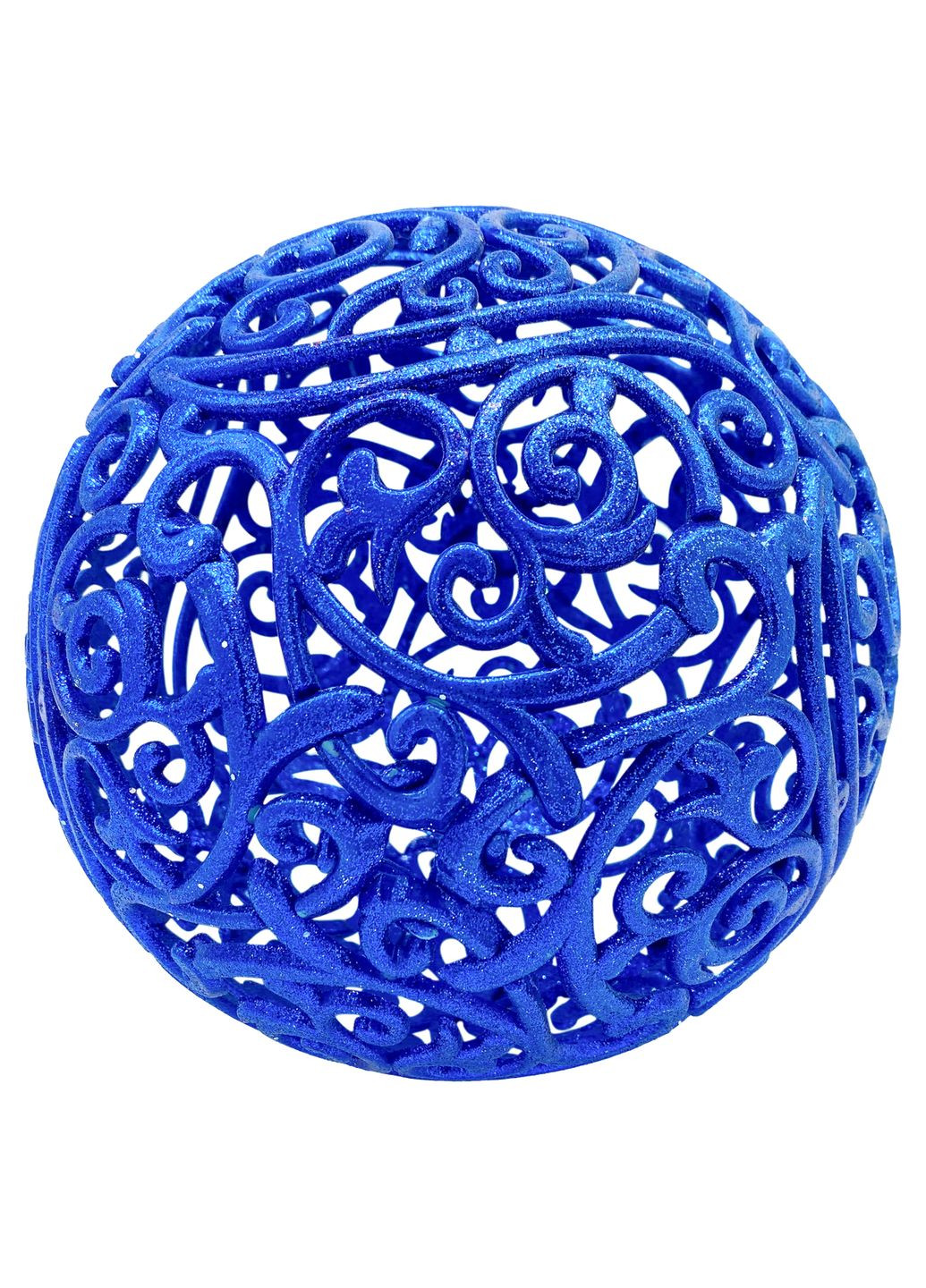 Ялинкова ажурна куля 20 см білий MIS LT (365628289)