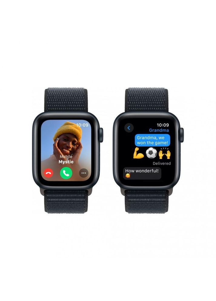 Смарт-годинник GPS 40mm Midnight Aluminium Case with Midnight Sport Loop (MRE03) Apple Watch SE 2 (314976246)