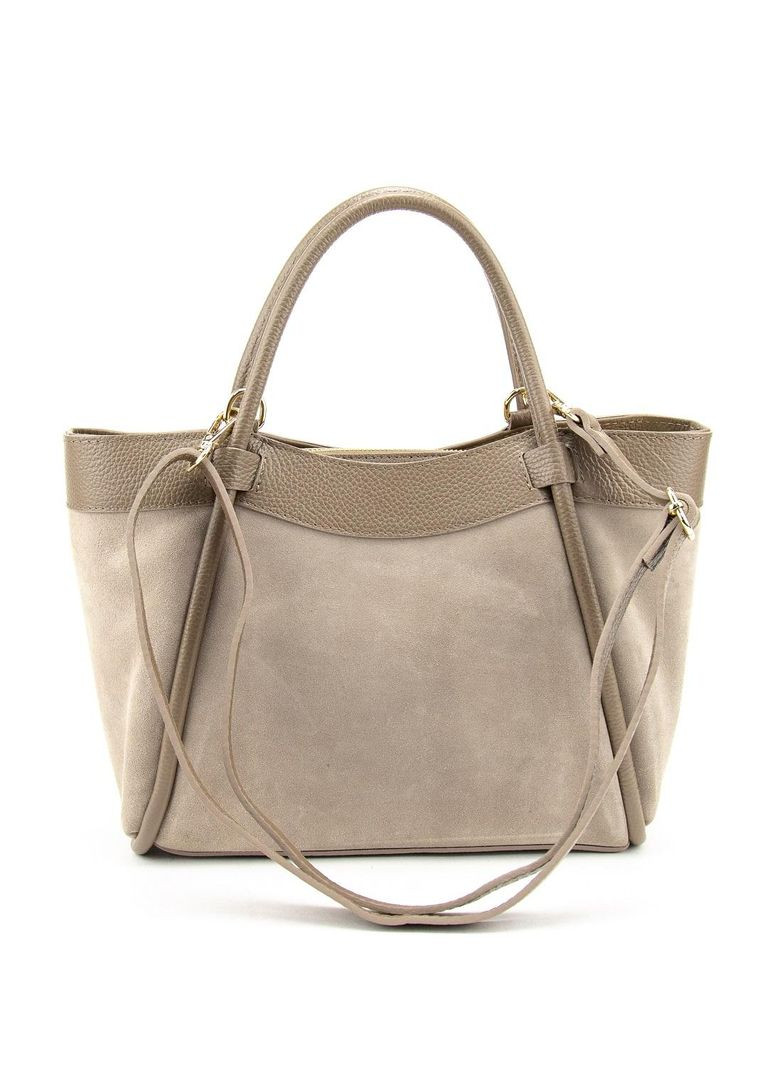 Сумка классическая женская на плечо из натуральной замши и кожи повседневная флотарь Italy RoyalBag F-IT-7668T (362948017)