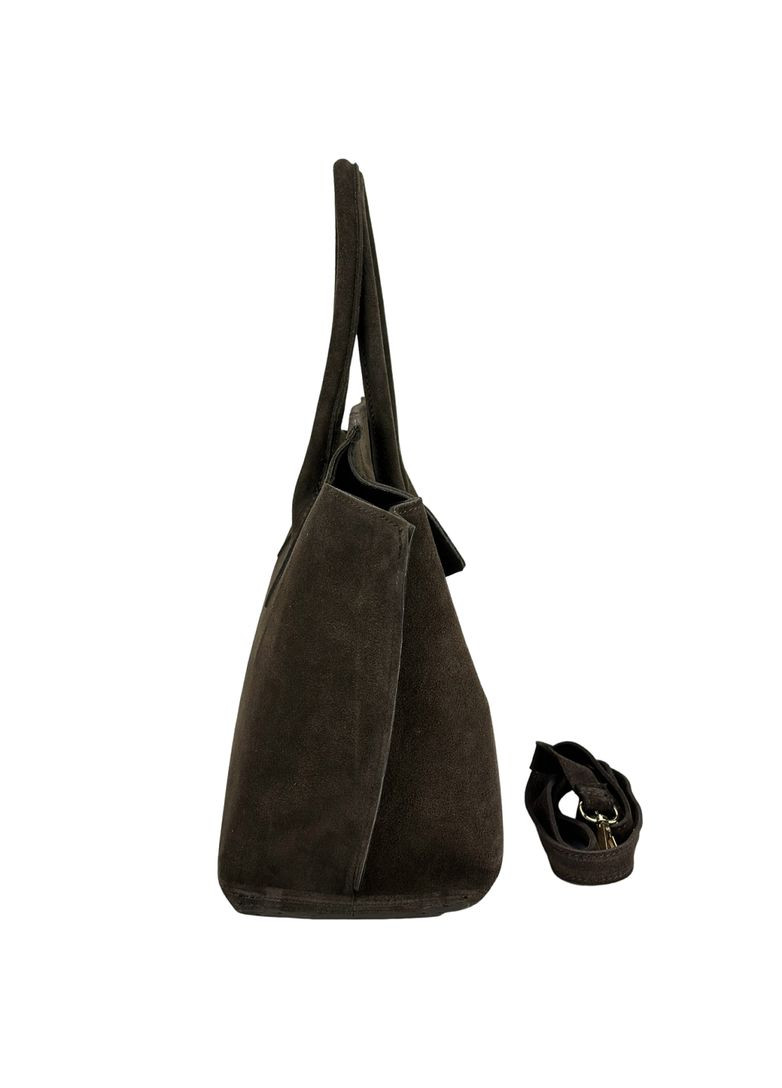 Жіноча стильна повсякденна сумка класична з натуральної замші Italy RoyalBag F-IT-76125 (314083810)