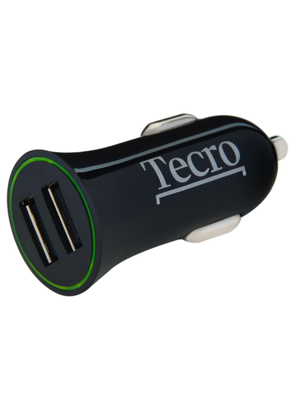 Автомобільний зарядний пристрій (2USBх2.1A) Black (TCR-0221AB) Tecro (368679678)