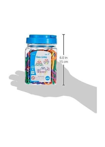 Сполучні геометричні скрепки (144 шт) Edx Education (362459059)