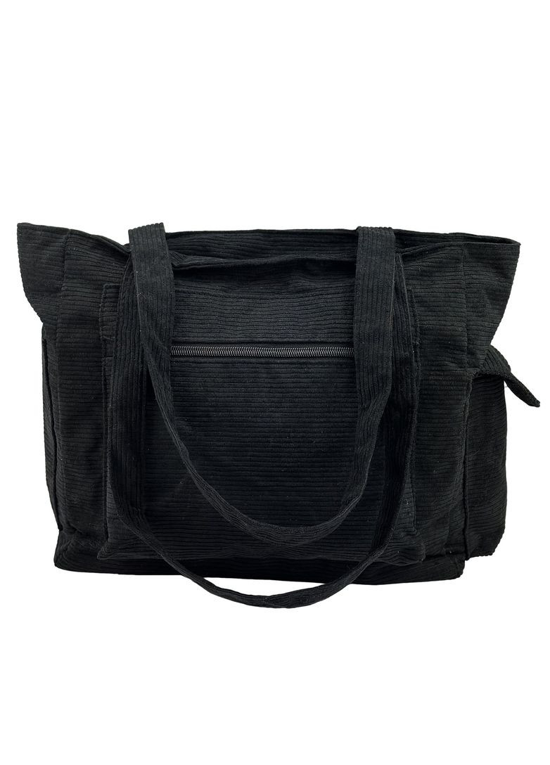 Женская вельветовая сумка вместительная шоппер на плече повседневная городская и для путешествий RoyalBag P2-1468 (356181497)