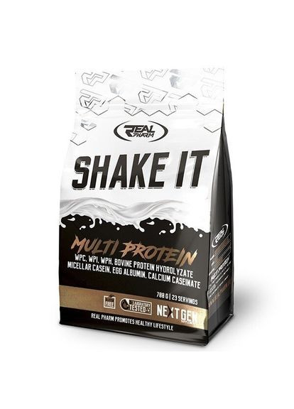 Багатокомпонентний протеїн Shake It, 700 грам - Полуниця Real Pharm (336212191)