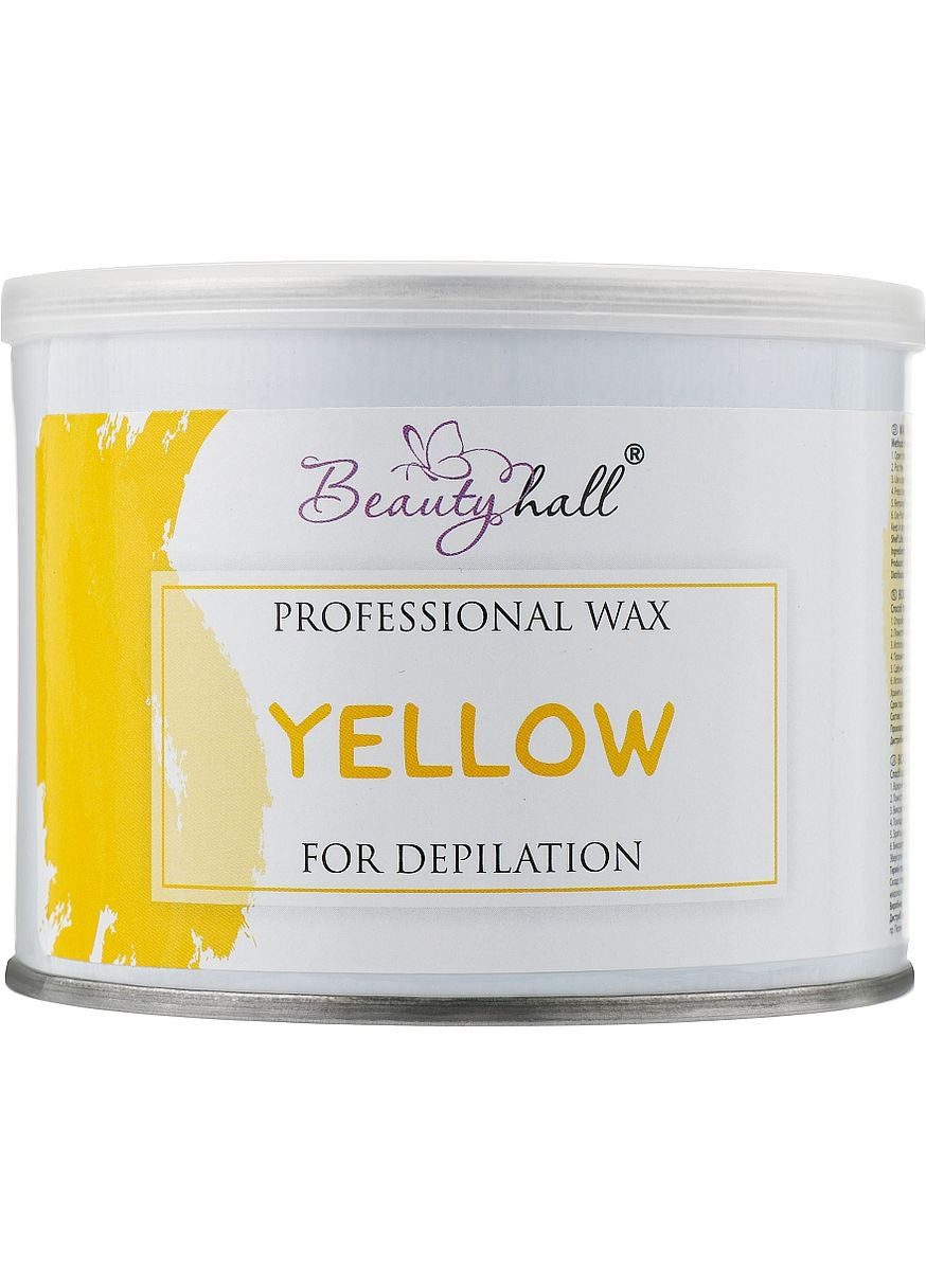 Віск для депіляції в банці "Жовтий" Yellow Professional Wax 400ml (1034718-47242) Beautyhall (365800393)