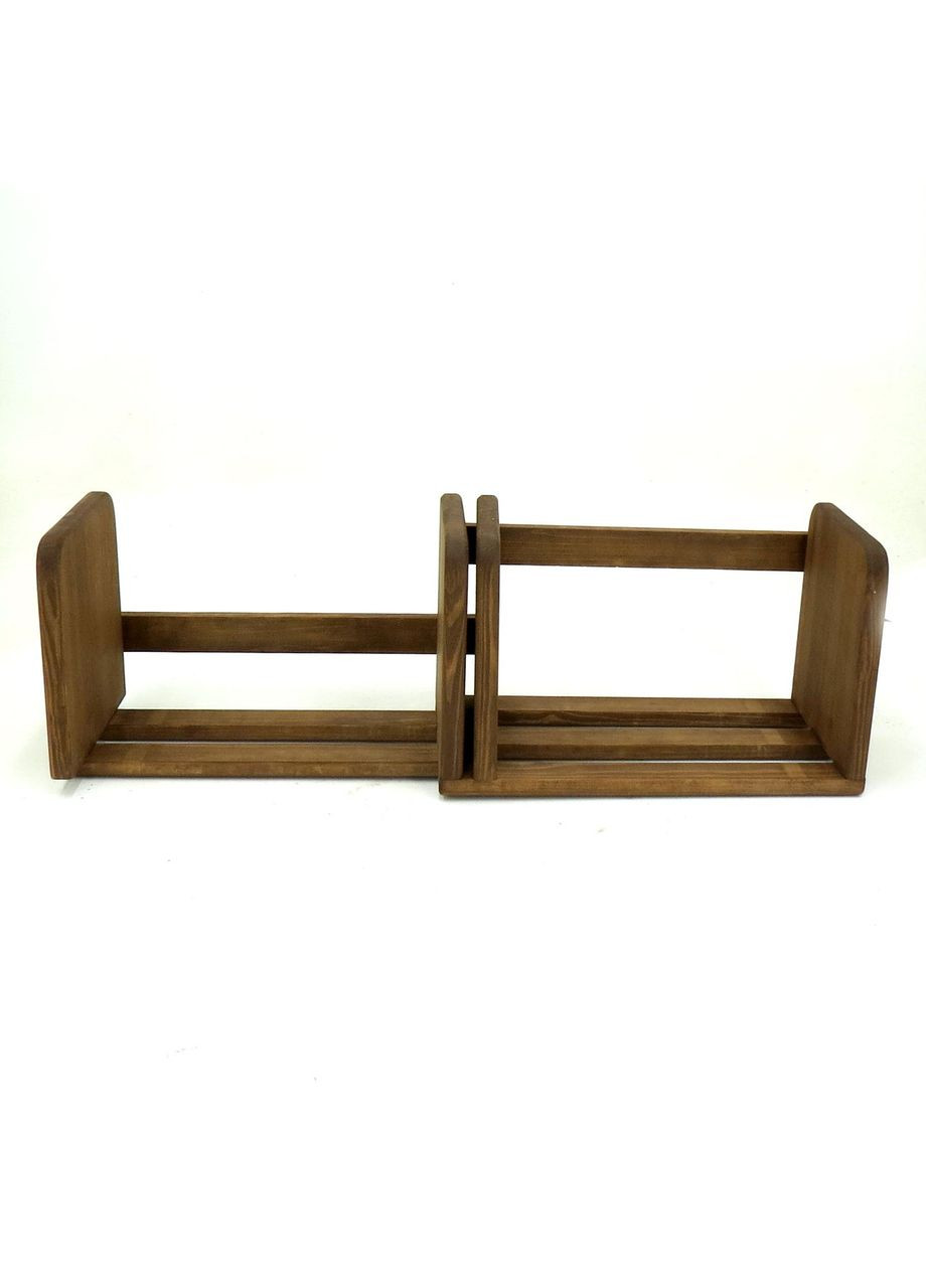 Настольная книжная полка из дерева Пелевин капучино (КПЛ-001709) No Brand (328414905)