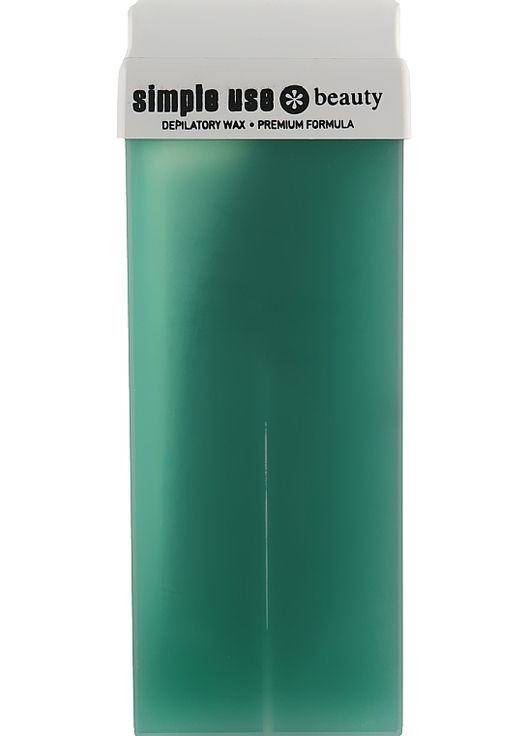 Віск для депіляції в картриджі "Хлорофіл" Depilation Wax 100ml (1055712-72680) Simple Use Beauty (365799802)