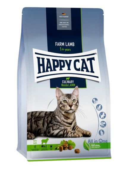 Сухой корм для котов с ягненком Culinary Weide Lamm, 4 кг (4001967140132) Happy Cat (362617156)