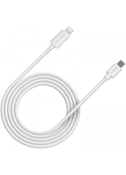 Дата кабель USBC to Lightning 2.0m 3A White (CNE-CFI12W) Canyon usb-c to lightning 2.0m 3a white (268139741)